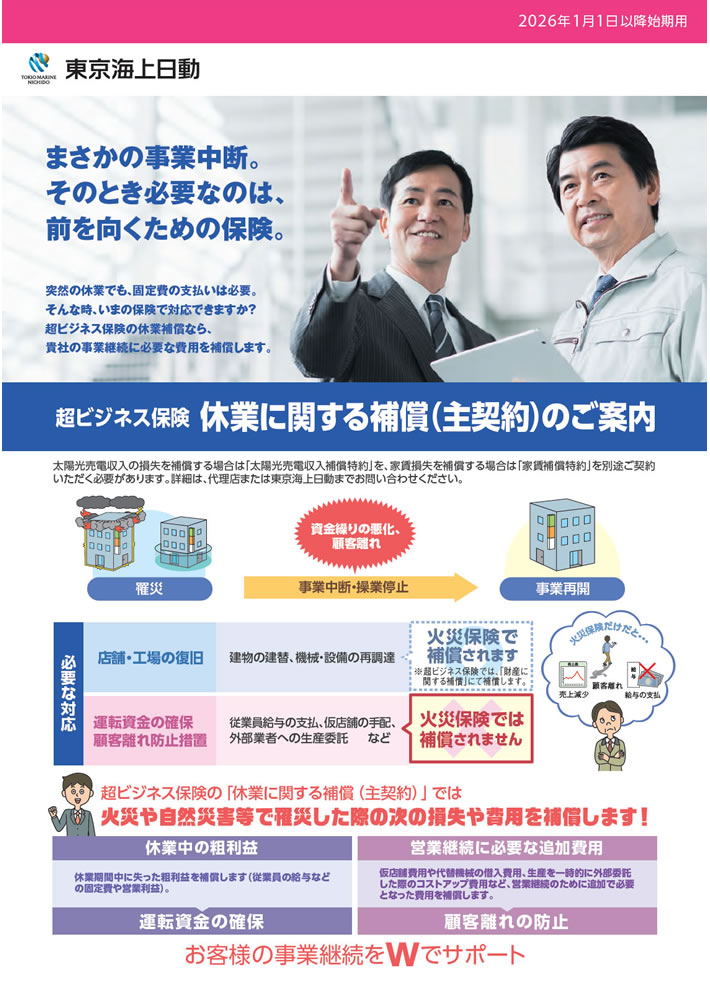 休業に関する補償