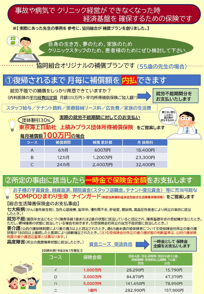 ナインガード（無配当総合生活障害保障保険）